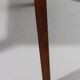 Vintage plant stand side table wood & ceramic 1950s