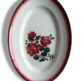 Flat oval flowered