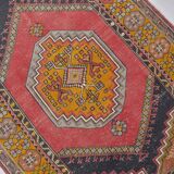 Red & Orange Turkish Wool Rug sku 2493