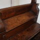 Banc coffre en chêne XVIIIe
