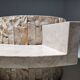Mactan stone coffee table by Magnussen Ponte, 1980s