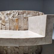 Mactan stone coffee table by Magnussen Ponte, 1980s