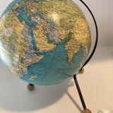 Globe terrestre tripode 1960