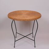 Table en rotin tressé