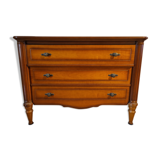 Chest of drawers 3 solid cherry drawers