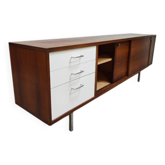 Vintage wooden sideboard credenza 1970