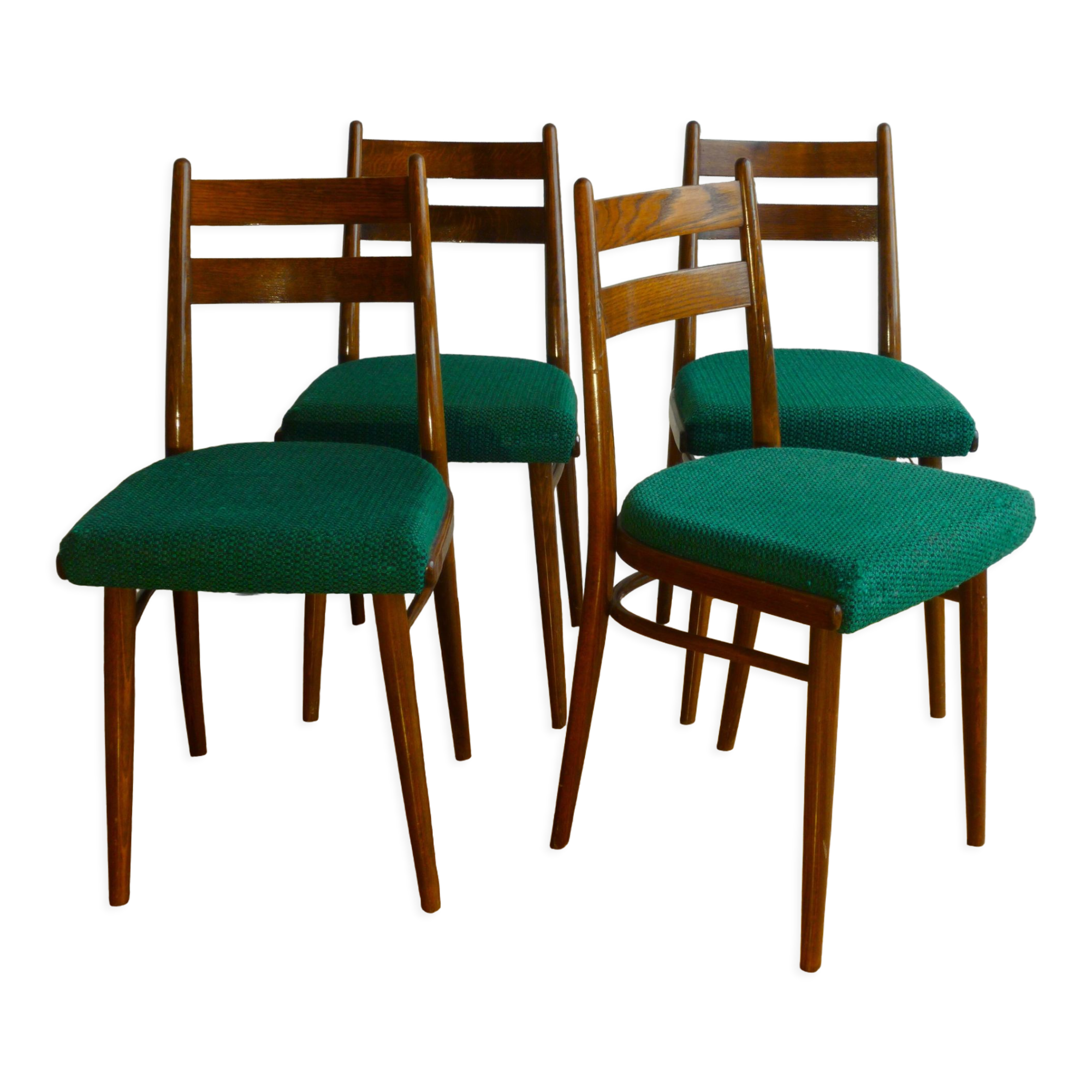 Set of 4 Czech chairs, 60s