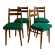 Lot de 4 chaises tchèques, années 60