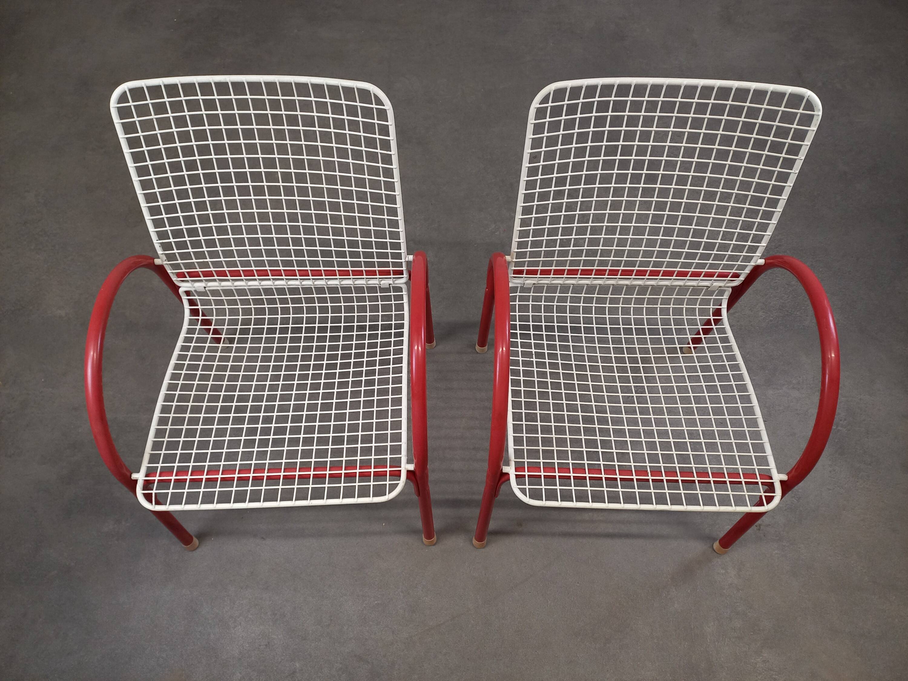 Pair of Emu Rio garden armchairs