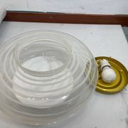 Lot de 2 plafonniers en verre de Murano