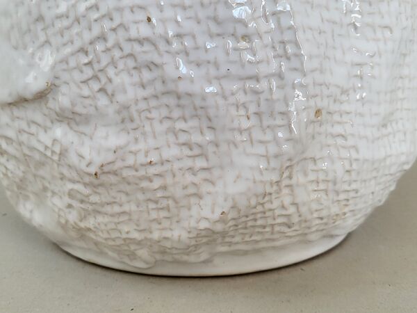 Vase vintage Bay Keramik sac de jute 1960