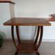 Rectangular Art Deco pedestal table