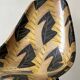 Chair in fibreglass and metal by René-Jean Caillette, stork, 1950 design.