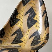 Chair in fibreglass and metal by René-Jean Caillette, stork, 1950 design.