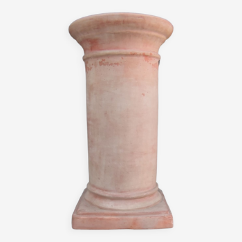 Old terracotta column