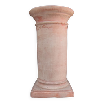 Old terracotta column