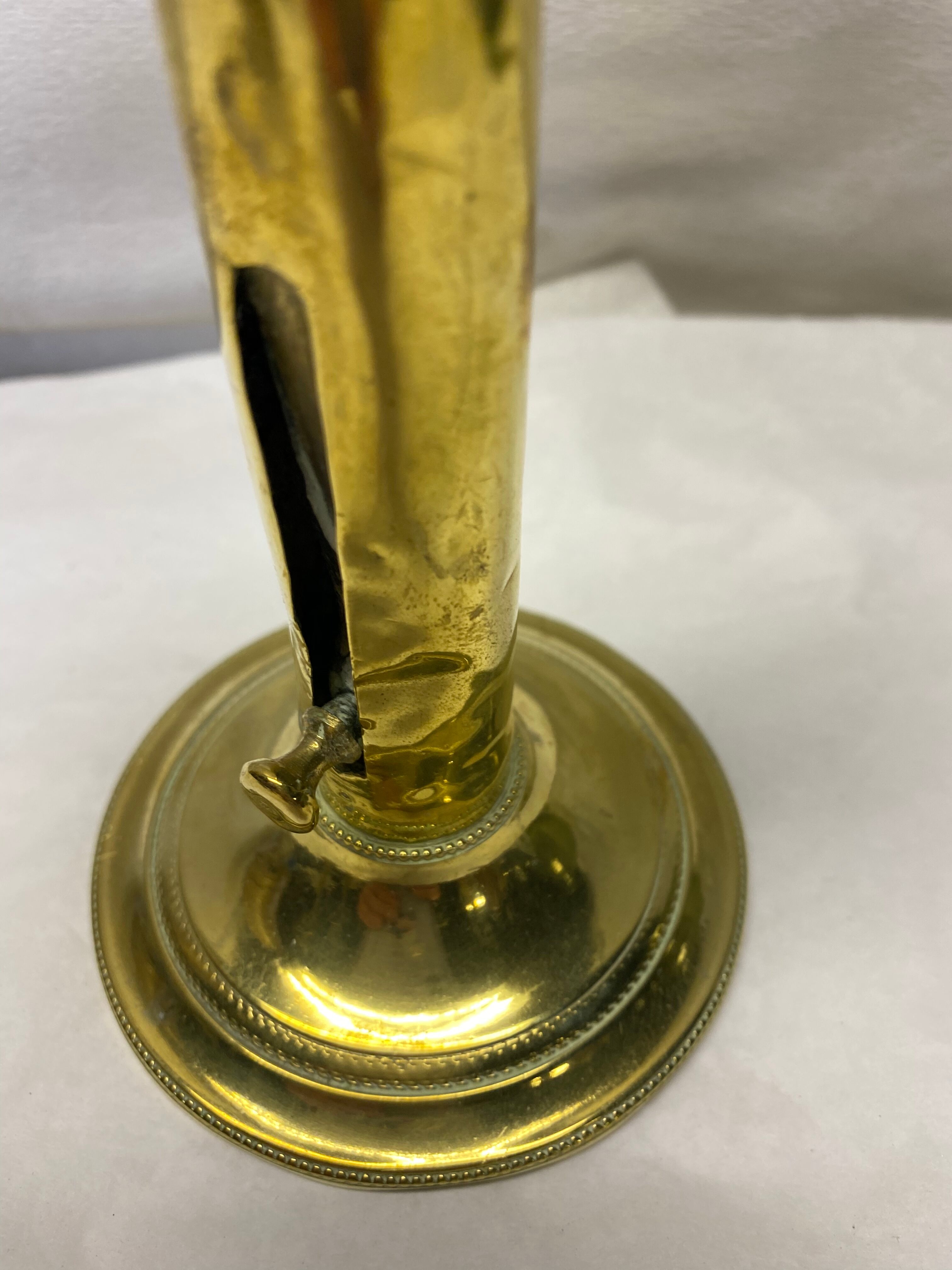 Vintage brass candlestick