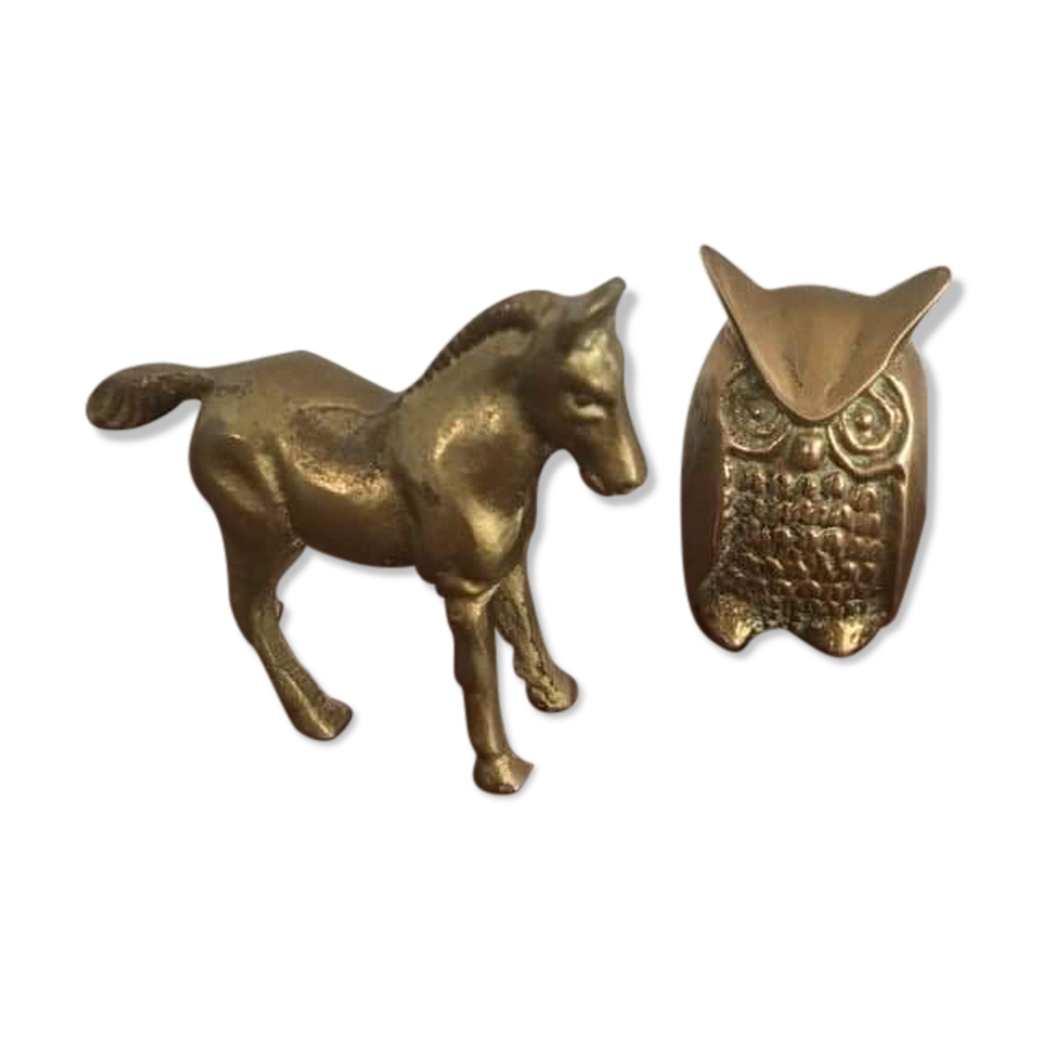 Animals brass gold metal