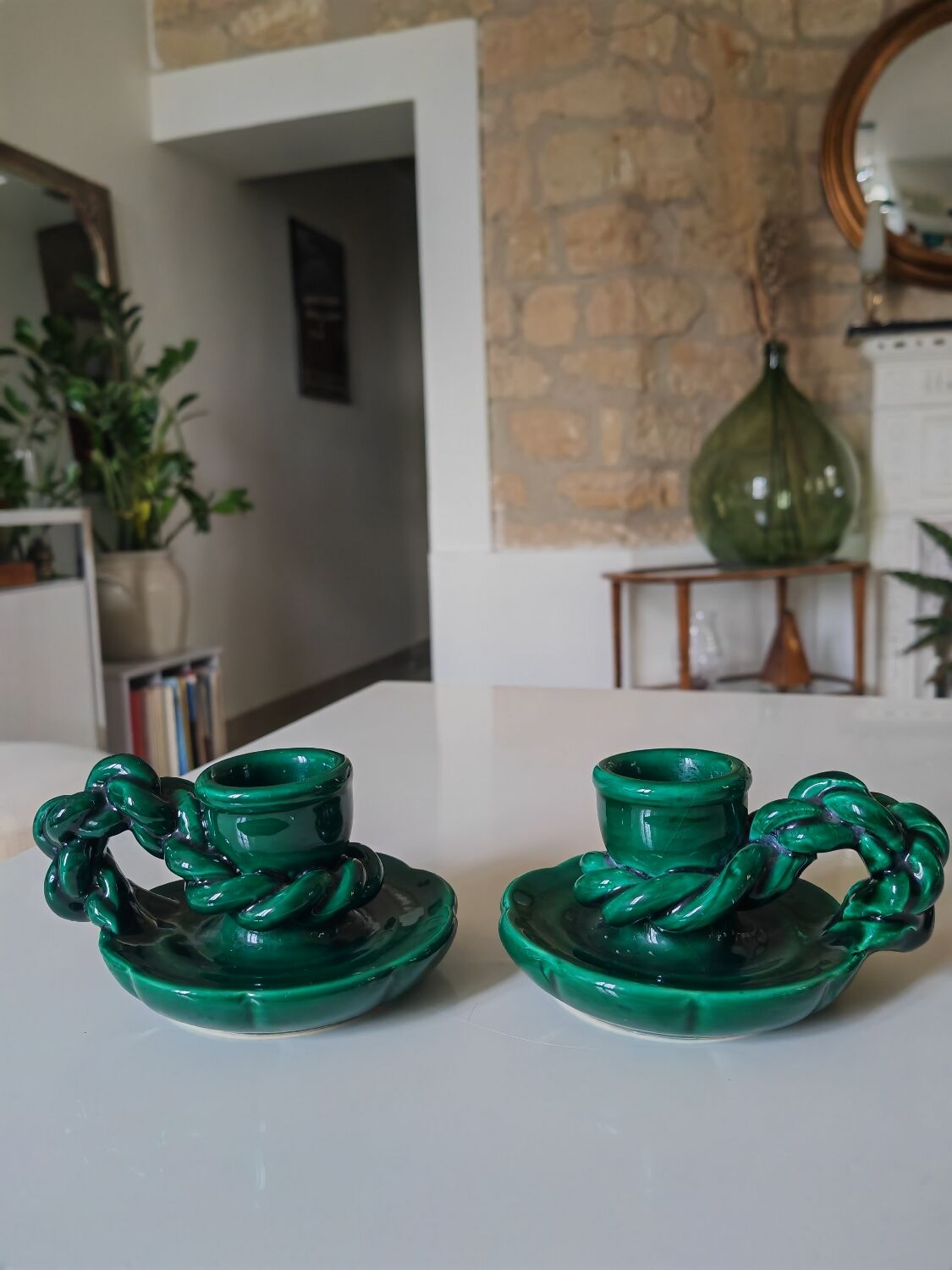 2 candle holders Vallauris