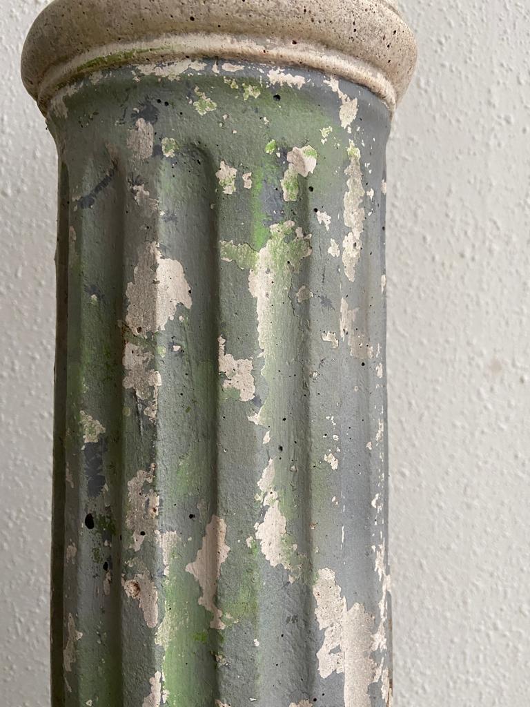 Neo Classic column vintage reconstituted stone 1980s