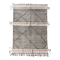 Moroccan Berber kilim Zanafi black and white 3.10x1.80m