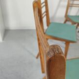 6 vintage chairs  1950