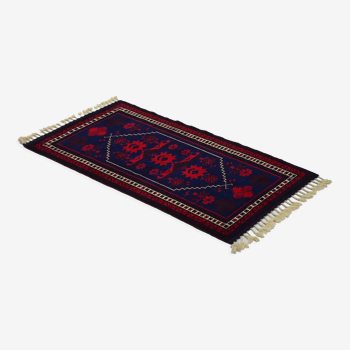 Anatolian handmade vintage rug 156 cm x 83 cm