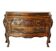 Coffin commode in walnut, Louis XV style, 20th century.