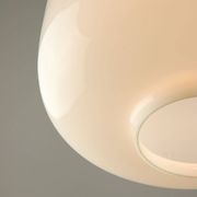 Pair of Mid-Century Opaline Pendant Lamps, 60s
