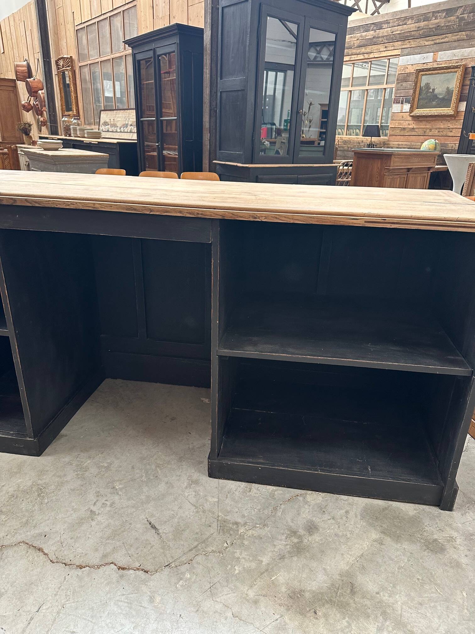 Large Mid-20th Century Store Counter