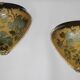 Pair of Gallé wall lights in glass paste (Tip)