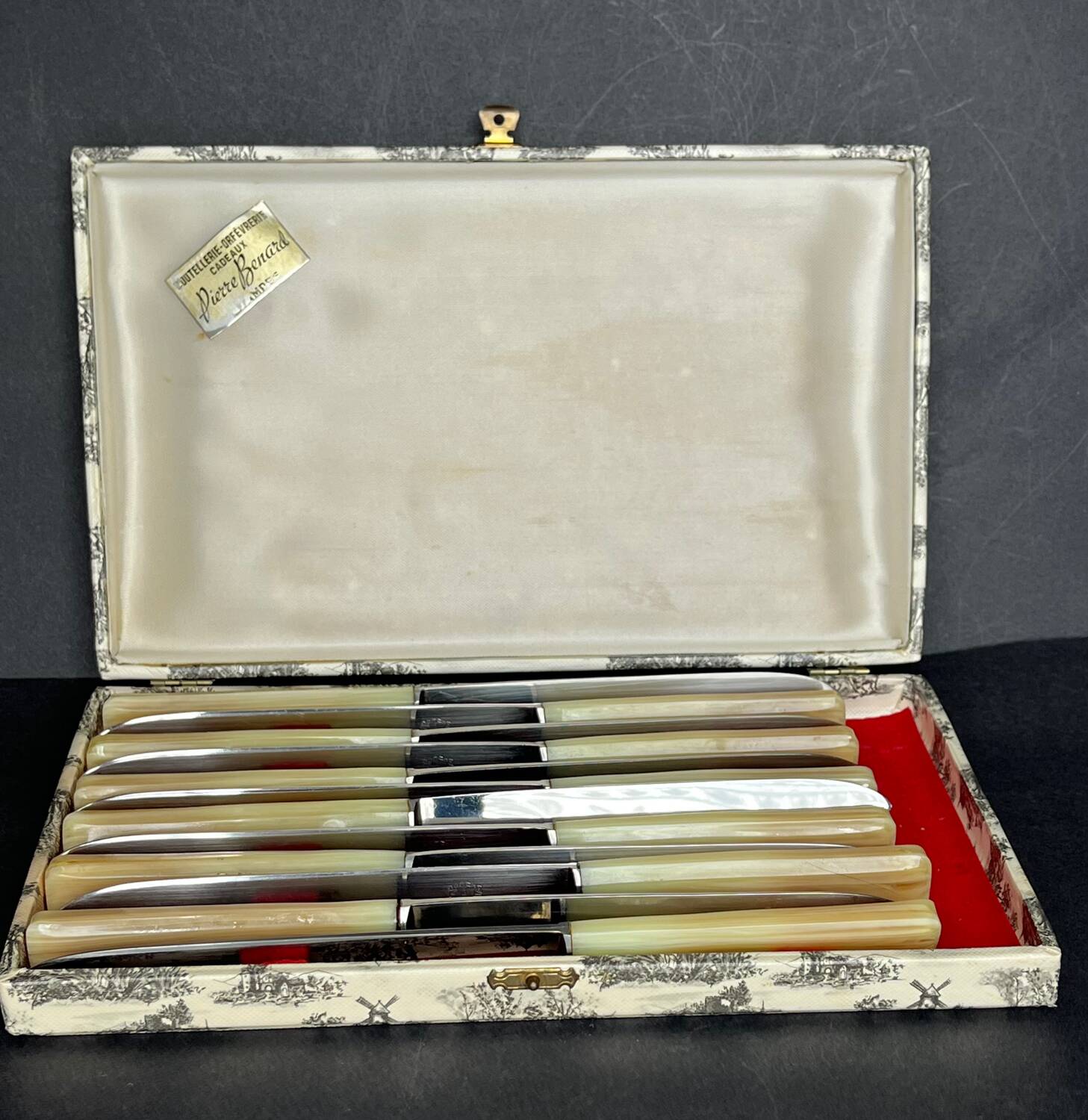Ensemble de 12 couteaux vintage