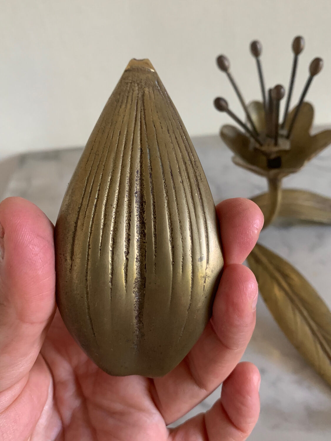 Brass ashtray