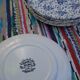 6 plates flat flowers vintage by Grindley