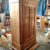 English bonnet chest in old pine