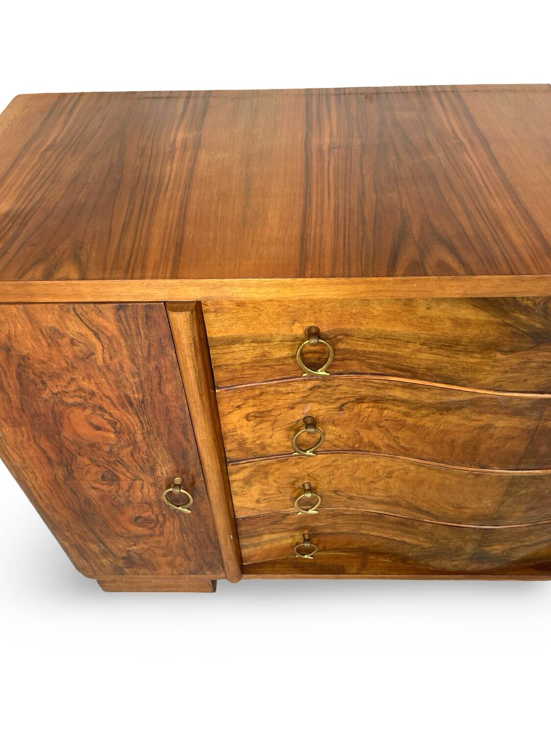 Italian Art deco walnut sideboard