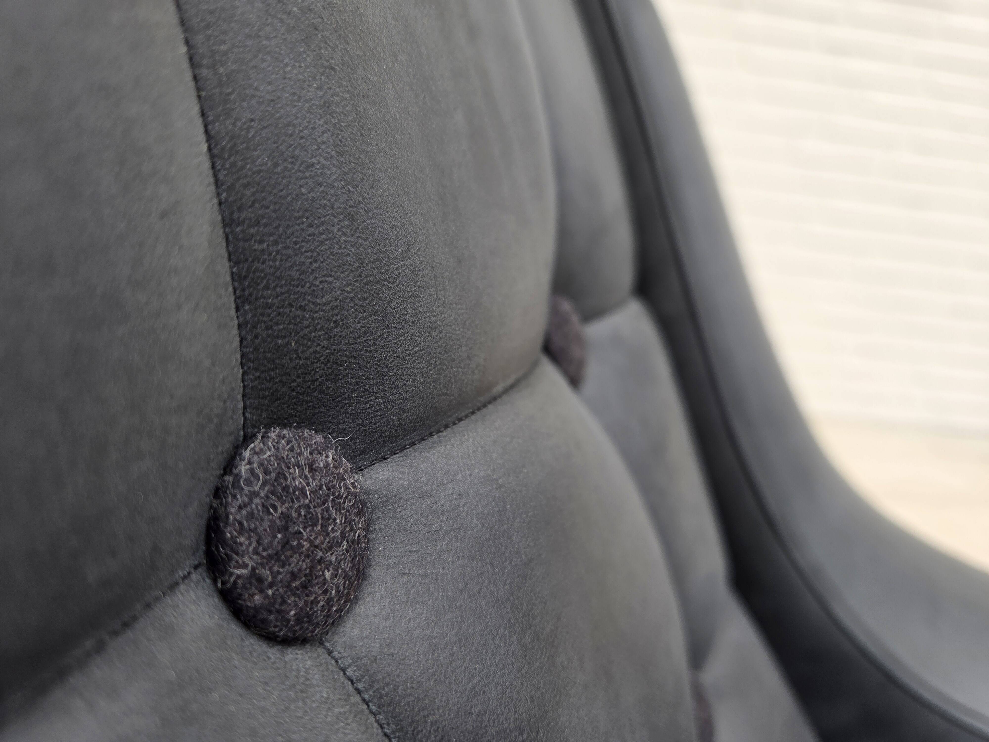 1970s, Danish design by Illum Wikkelsø, reupholstered armchair, leather.