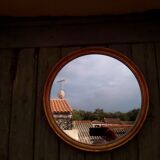 Vintage round mirror