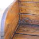 Wooden shelf, washerwoman's box, trade furniture, folk art