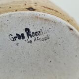 Pyrite stoneware pot