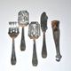 LCF vintage silverware design 1950s Le Couvert Français hors d'oeuvres service