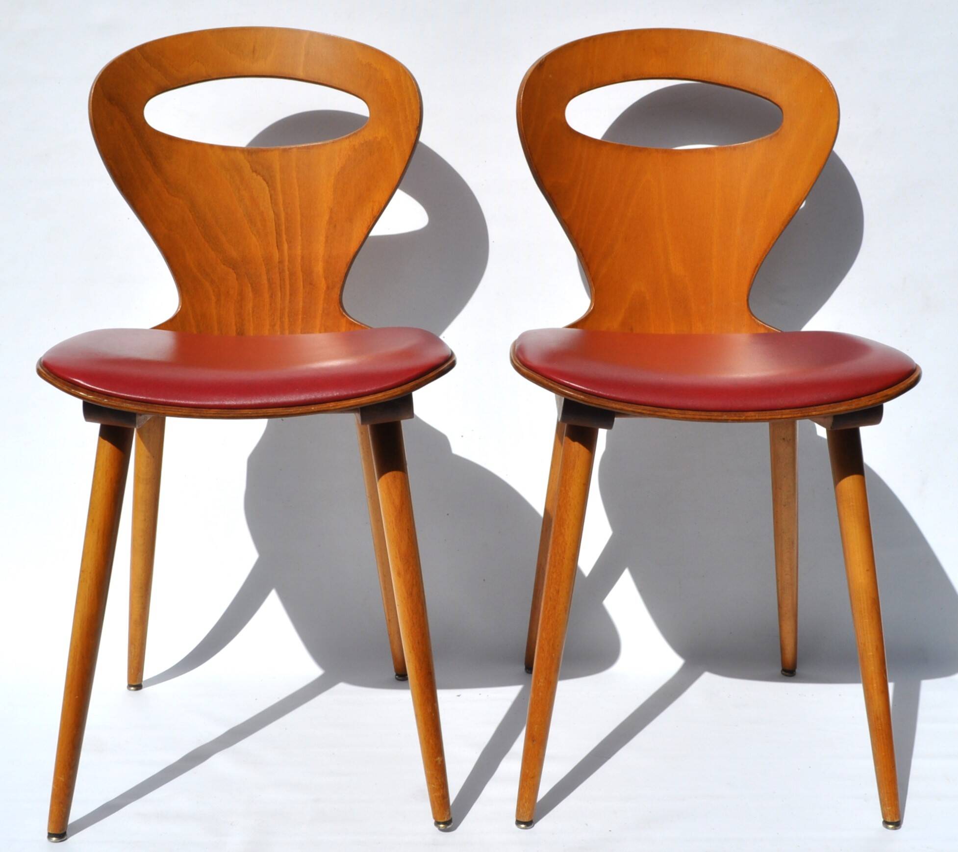 Pair of Baumann Chairs, Ant model - Vintage 1950s