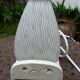 ceramic bathroom wall light with glass tulip from the 1950s