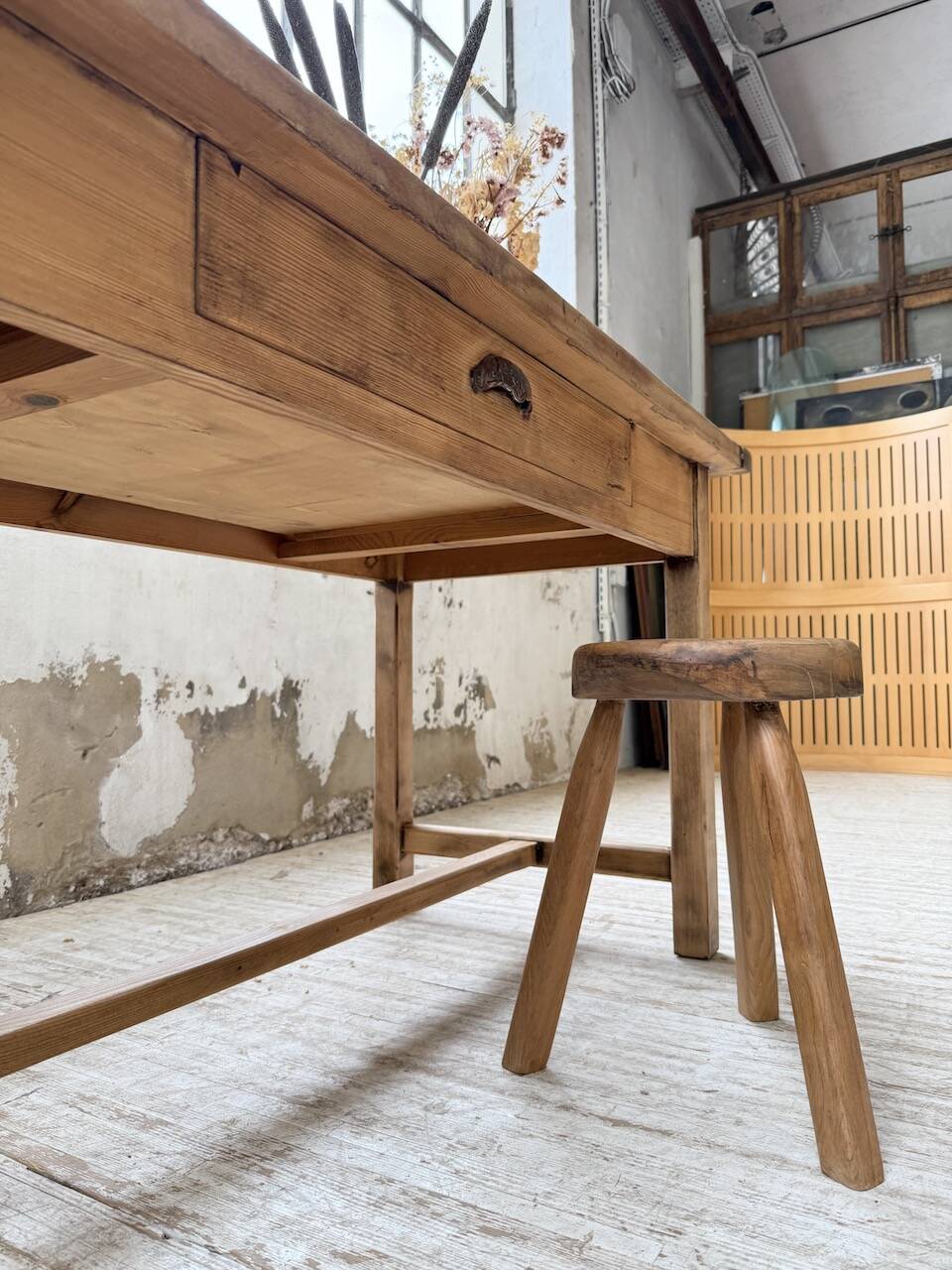 Farm table in pine, 1950s