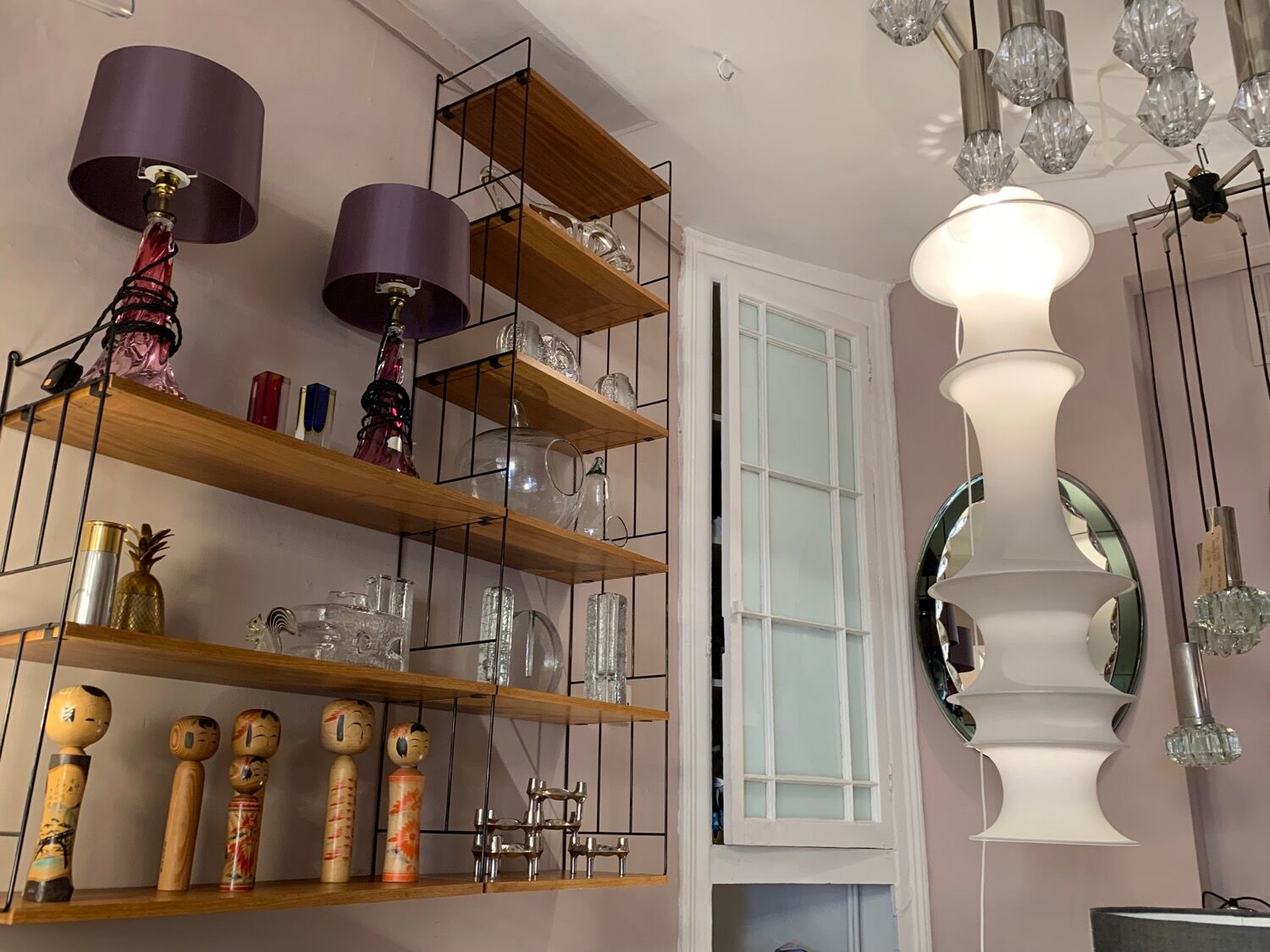 1960s Italian Danese Milano Falkland Pendant Lamp