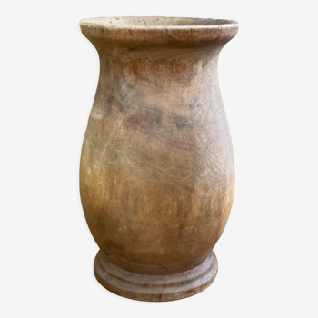 Vase en bois brut