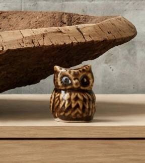 Bougeoir hibou céramique