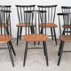 Ensemble de 7 chaises arrière à barreaux Pastoe, Nesto et Tapiovaara
