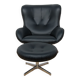 Armchair ML 214 with Ottoman by Illum Wikkelsø for Mikael Laursen 1960s