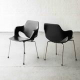 Set of 2 dining chairs by Straatman, Loral & Cie, Belgium, 1960's